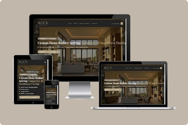 Home Builder Website Design